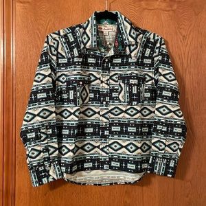 NWT Boys western button up pearl snap shirt